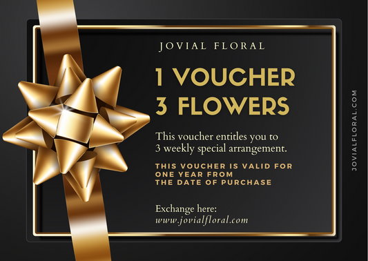 Gift Vouchers ( 3 Weekly Special Arrangement )