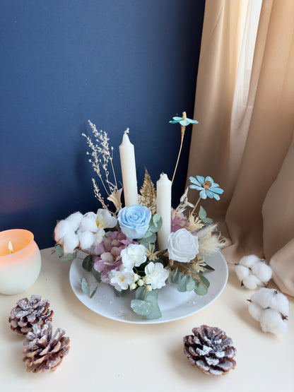 Candle Table Centrepiece Workshop (Preserved Flower)