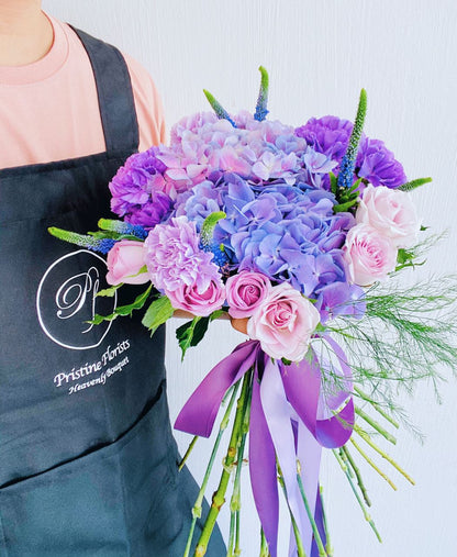 Fresh Flower Bridal Bouquet Parallel Stem Technique Workshop.